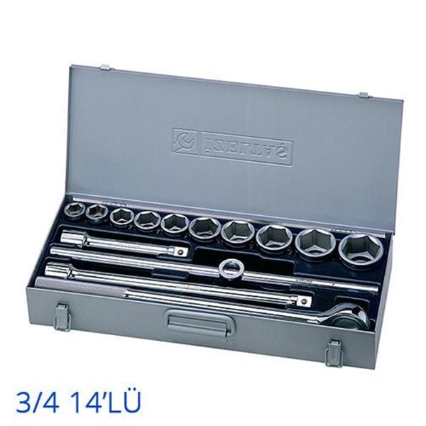 İzeltaş Ağır Tip Altı Köşe Lokma An.Tk. 3/4'' 14'Lü