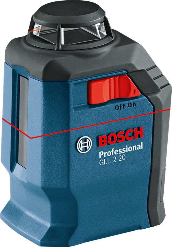 Bosch GLL 2-20 Professional Çapraz Çizgi Lazeri + BM 3 Çantalı